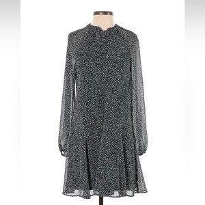 Joie Green Arctic Animal Spot Limited Edition Balloon Sleeve Dress